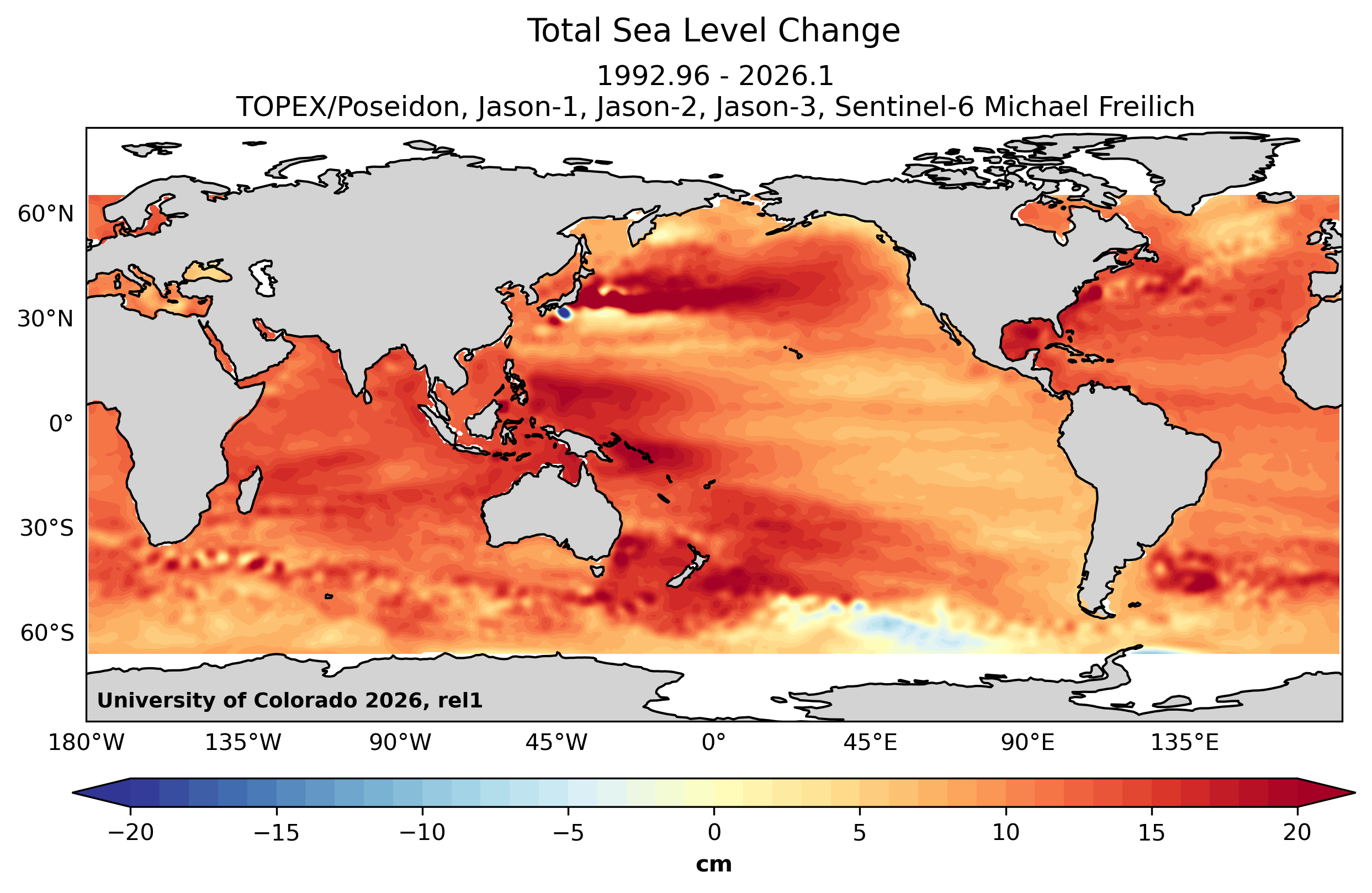 Total Sea Level Change